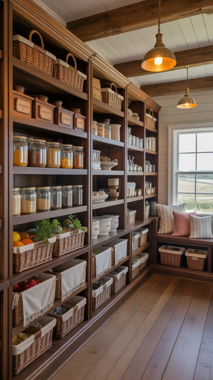 Farmhouse Pantry Ideas 2026: Modern Rustic Inspiration for Your Country Kitchen