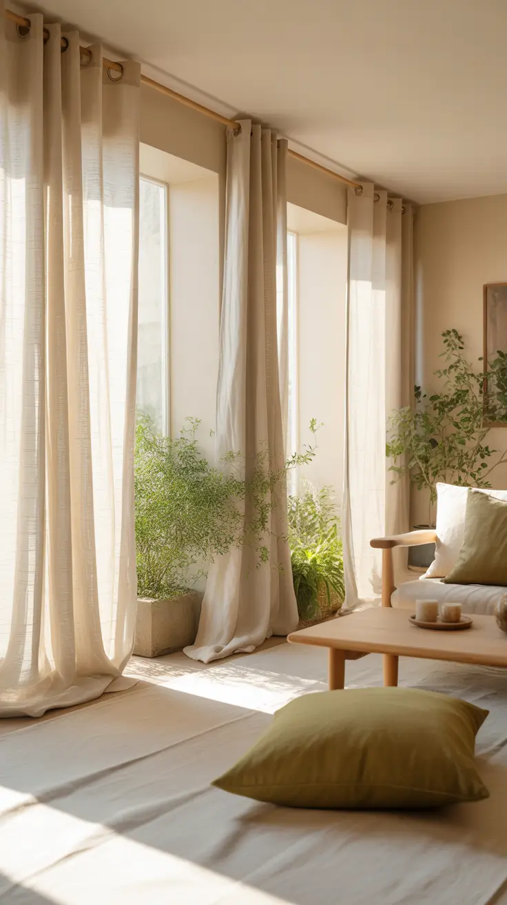 Curtains Living Room Ideas 2026: Modern Colors, Fabrics & Decor Trends