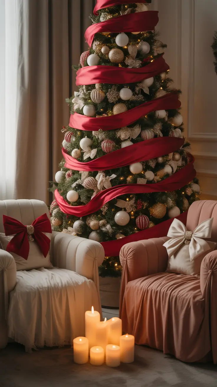 Red and White Christmas Tree 2025: Elegant and Minimalistic Holiday Decor Ideas