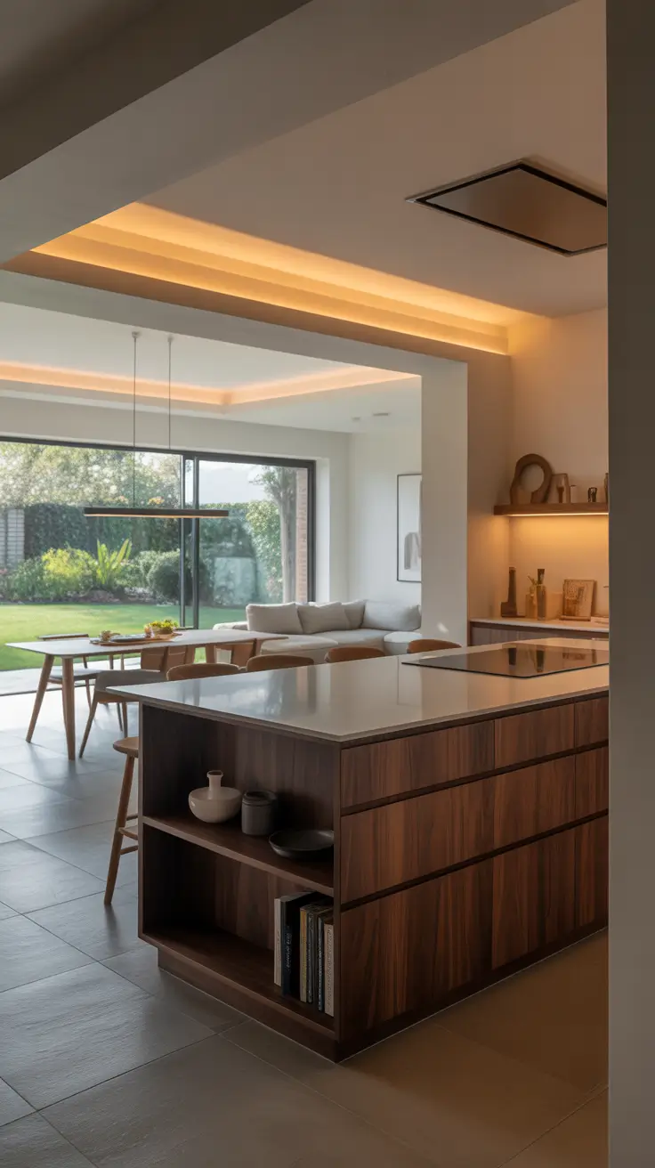 Open Kitchen Makeover Ideas 2026 for Modern Dining and Living Room Spaces