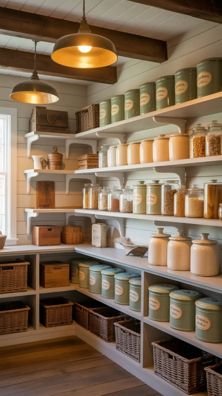 Farmhouse Pantry Ideas 2026: Modern Rustic Inspiration for Your Country Kitchen