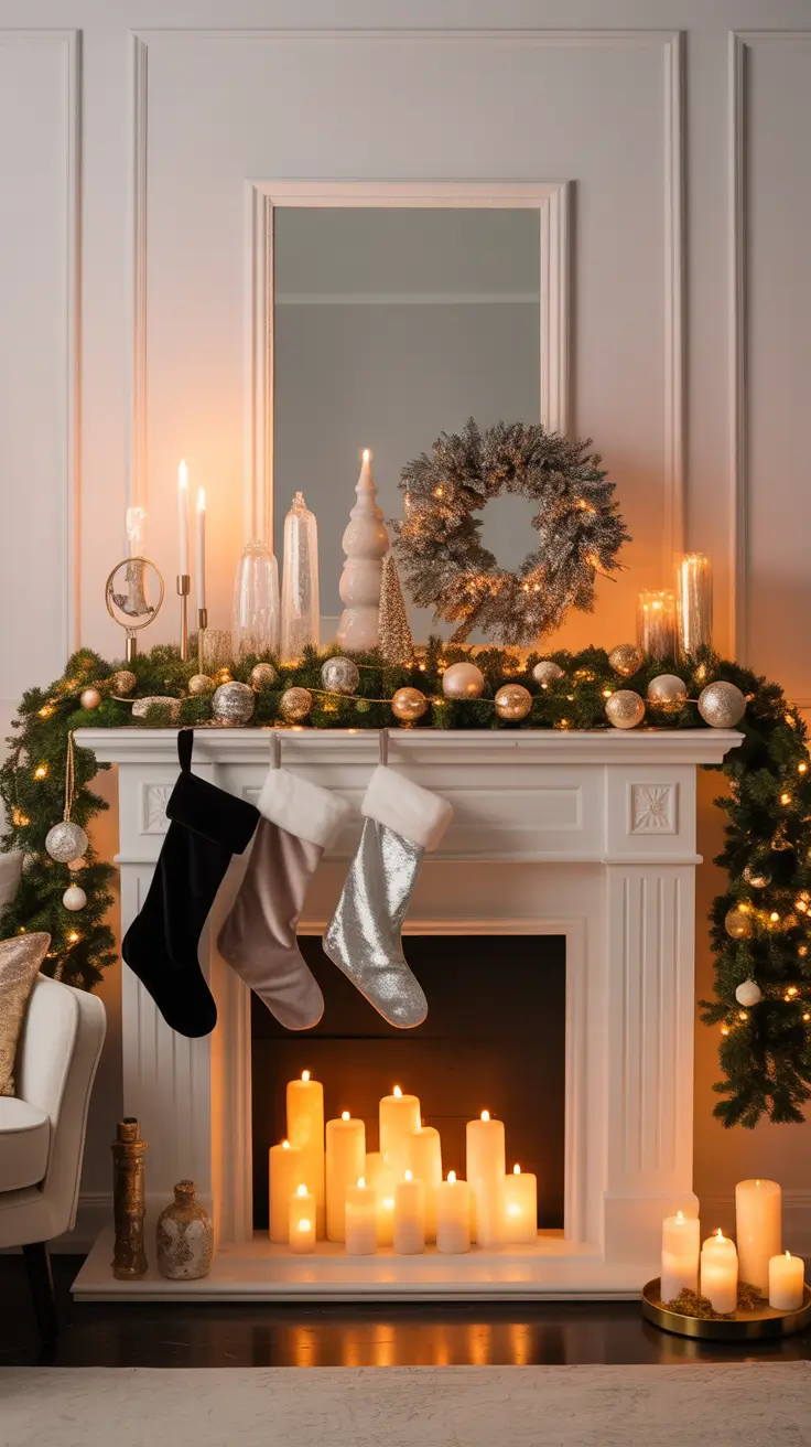 Mantle Xmas Decorations Ideas 2025: Modern Fireplace Decor & Christmas Inspiration for Every Home