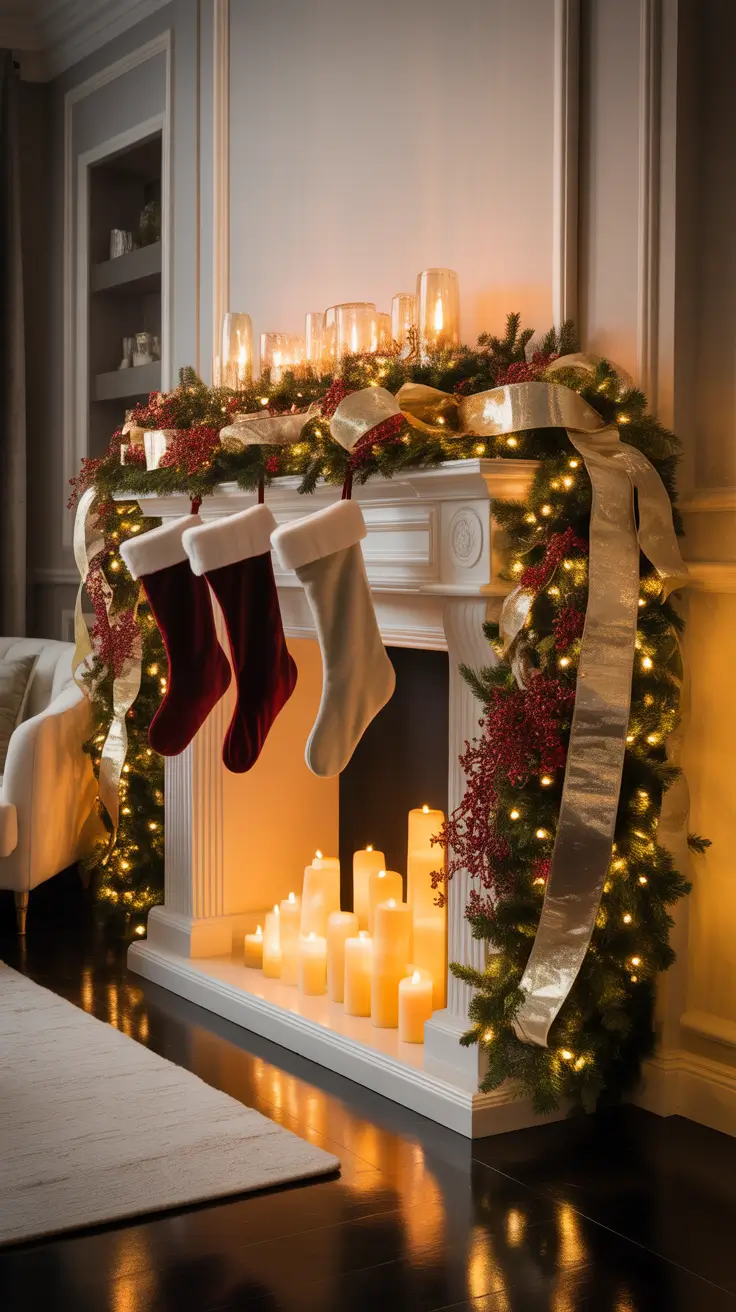 Mantle Xmas Decorations Ideas 2025: Modern Fireplace Decor & Christmas Inspiration for Every Home