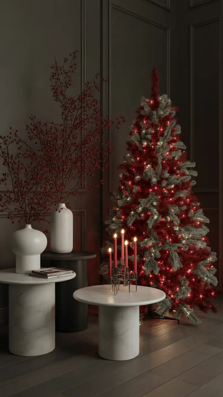 Red and Silver Christmas Tree 2025 — Elegant, Classic, and Festive Decor Ideas for a Modern Home