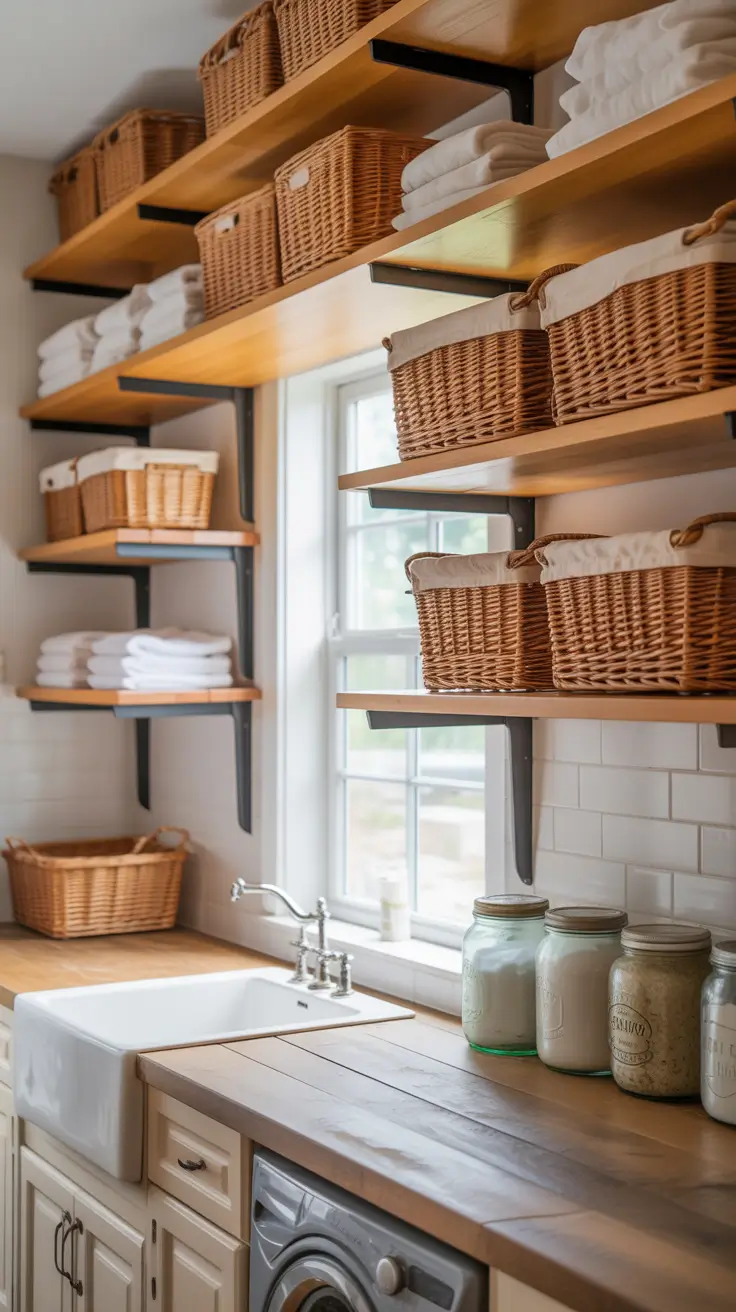 Top Laundry Room Shelves Ideas 2026: Modern, Rustic & Creative Designs for Every Home