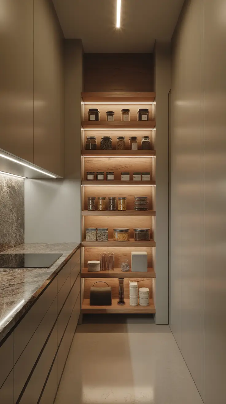 Narrow Walk-In Pantry Ideas 2026: Modern Designs and Smart Storage Inspiration