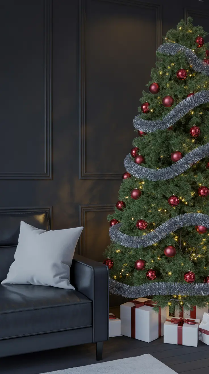 Red and Silver Christmas Tree 2025 — Elegant, Classic, and Festive Decor Ideas for a Modern Home