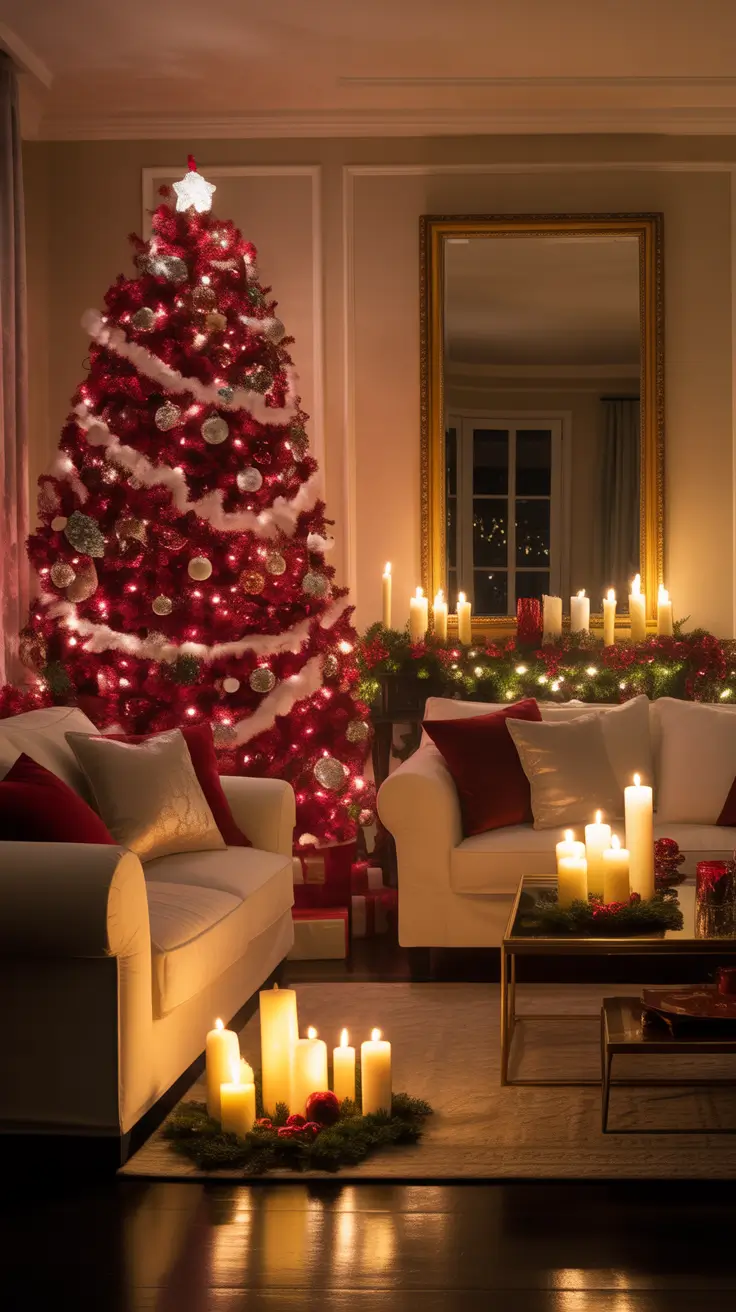 Red and White Christmas Tree 2025: Elegant and Minimalistic Holiday Decor Ideas