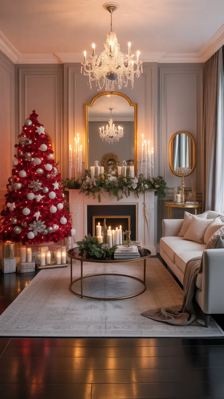 Red and White Christmas Tree 2025: Elegant and Minimalistic Holiday Decor Ideas