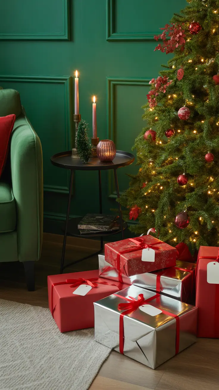 Red and Silver Christmas Tree 2025 — Elegant, Classic, and Festive Decor Ideas for a Modern Home