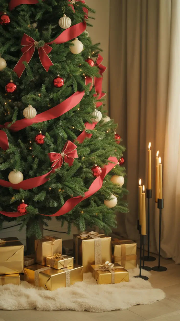 Red and White Christmas Tree 2025: Elegant and Minimalistic Holiday Decor Ideas
