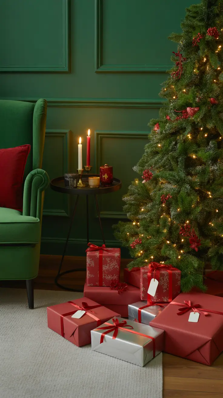 Red and Silver Christmas Tree 2025 — Elegant, Classic, and Festive Decor Ideas for a Modern Home