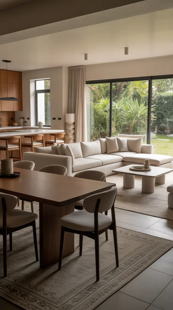 Open Kitchen Makeover Ideas 2026 for Modern Dining and Living Room Spaces