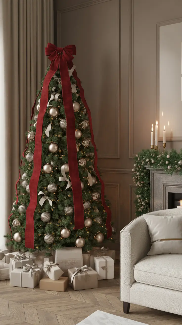 Red and Silver Christmas Tree 2025 — Elegant, Classic, and Festive Decor Ideas for a Modern Home