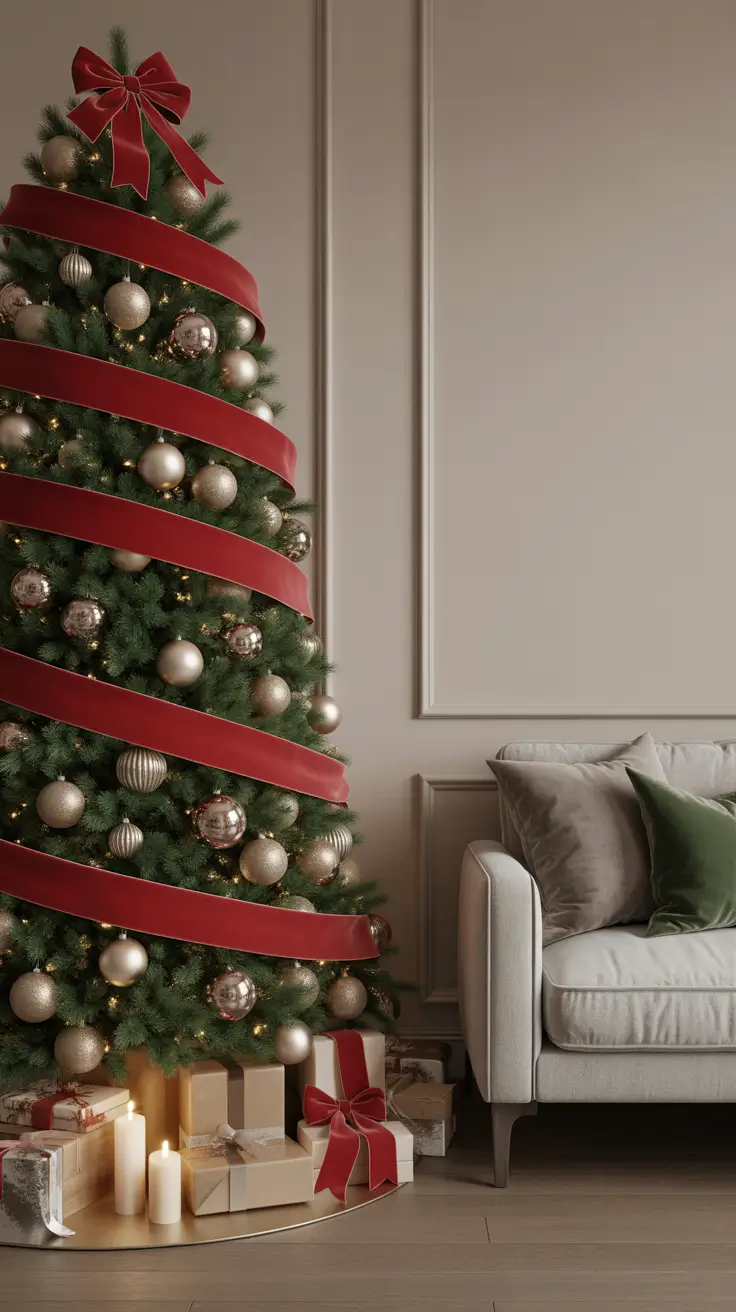Red and Silver Christmas Tree 2025 — Elegant, Classic, and Festive Decor Ideas for a Modern Home