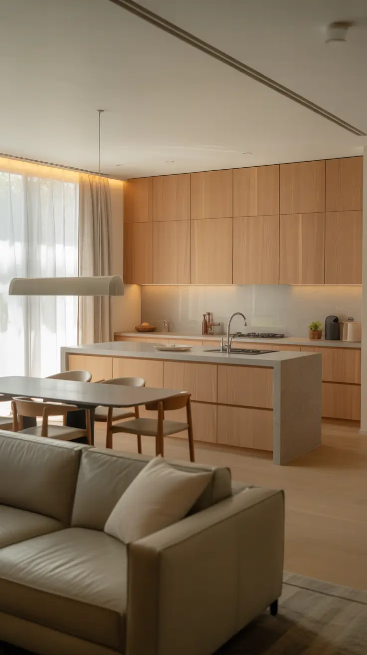 Open Kitchen Makeover Ideas 2026 for Modern Dining and Living Room Spaces