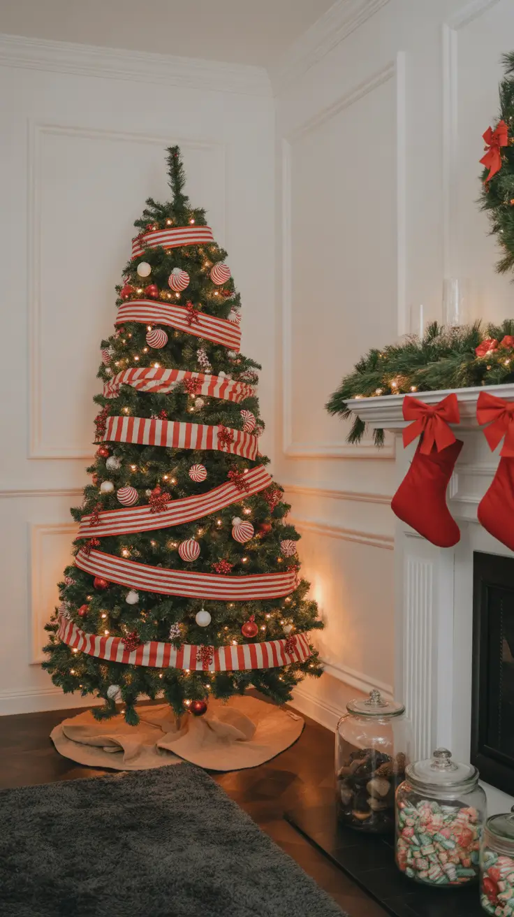 Red and White Christmas Tree 2025: Elegant and Minimalistic Holiday Decor Ideas