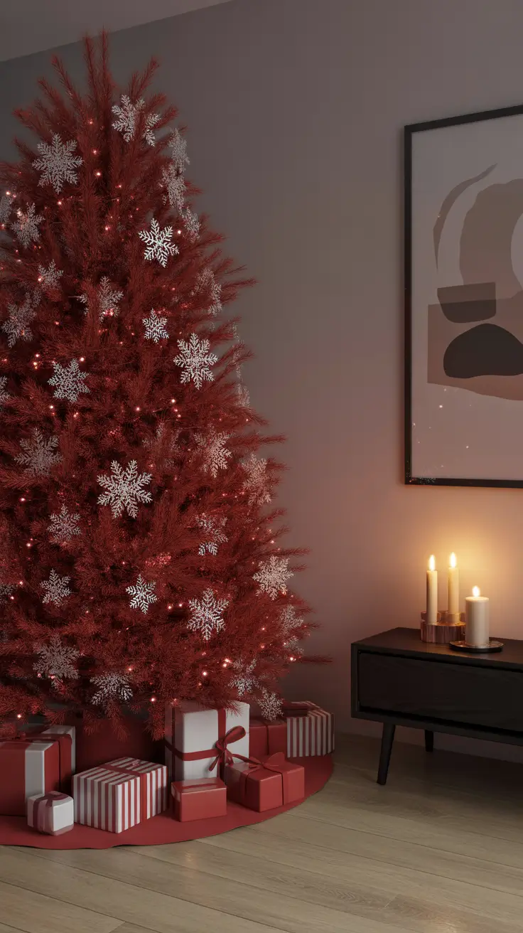 Red and Silver Christmas Tree 2025 — Elegant, Classic, and Festive Decor Ideas for a Modern Home