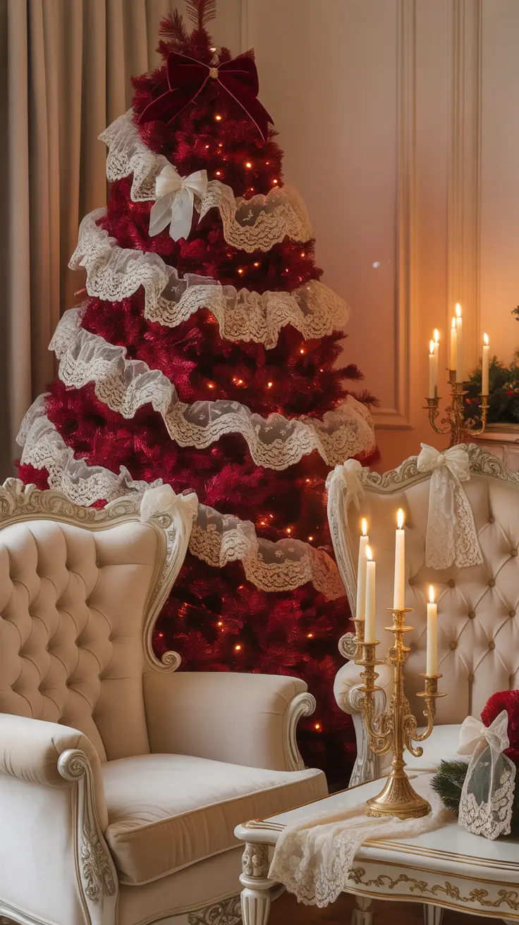 Red and White Christmas Tree 2025: Elegant and Minimalistic Holiday Decor Ideas