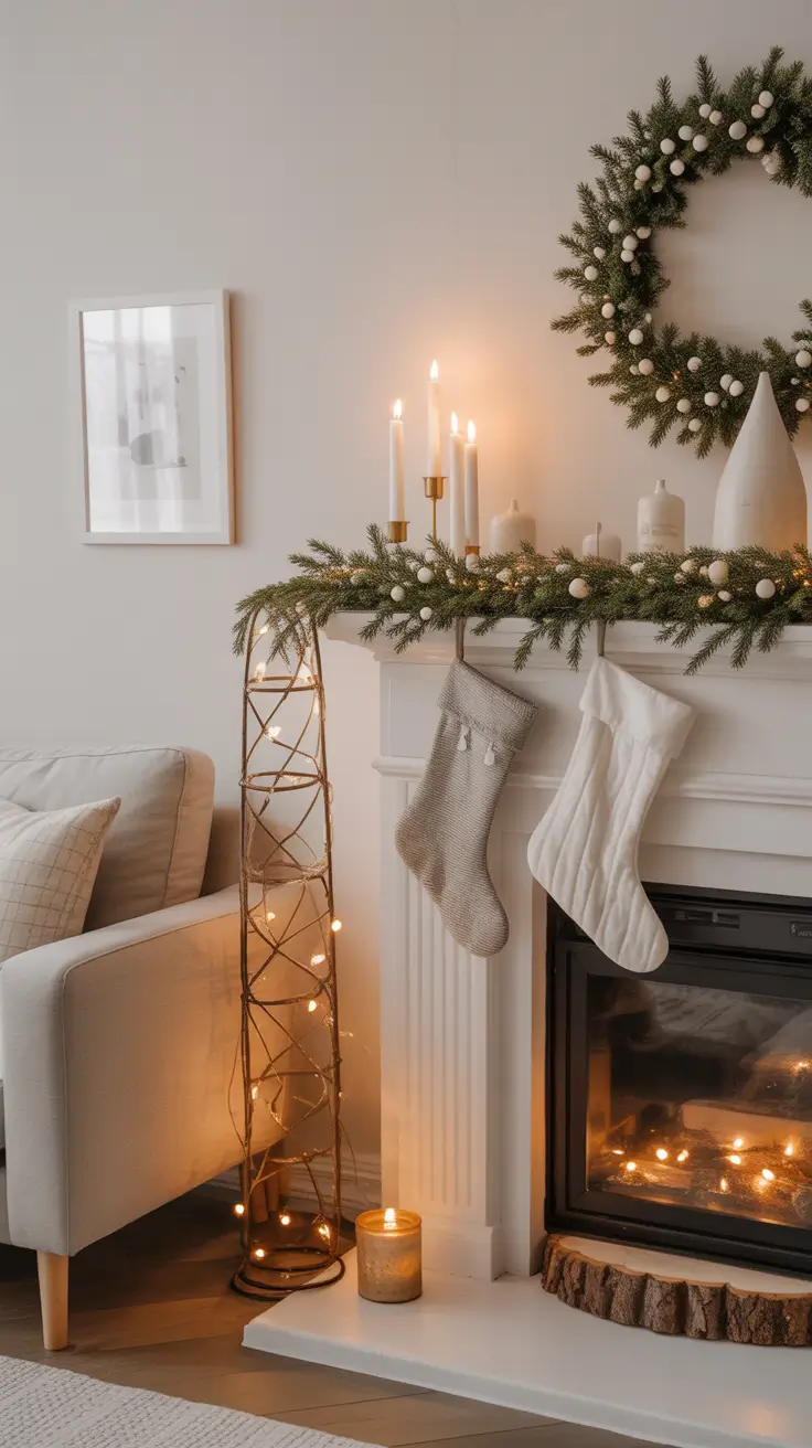 Mantle Xmas Decorations Ideas 2025: Modern Fireplace Decor & Christmas Inspiration for Every Home
