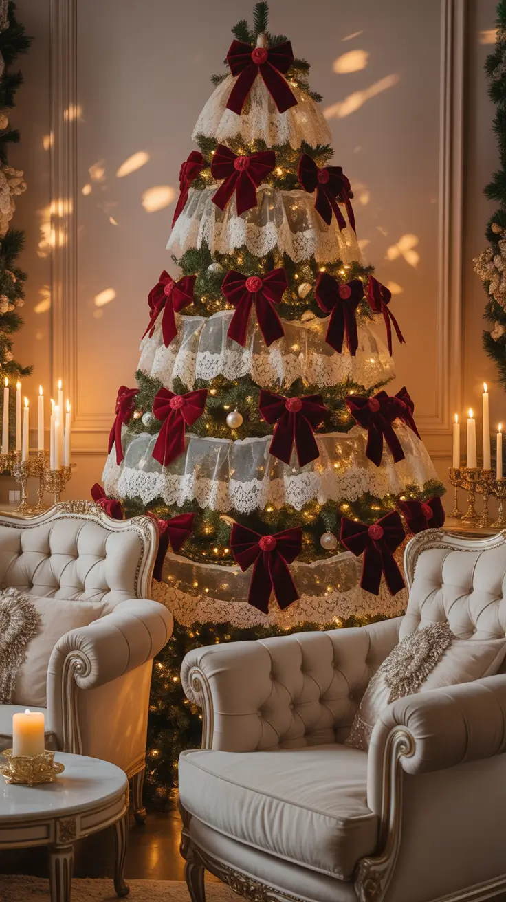Red and White Christmas Tree 2025: Elegant and Minimalistic Holiday Decor Ideas