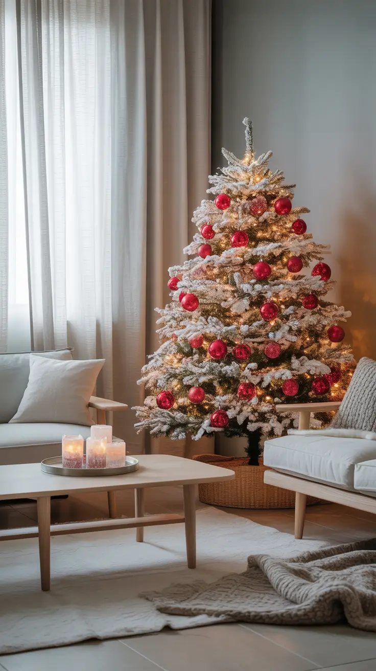 Red and White Christmas Tree 2025: Elegant and Minimalistic Holiday Decor Ideas