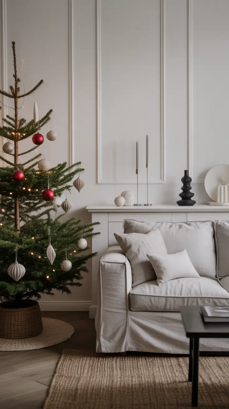 Red and White Christmas Tree 2025: Elegant and Minimalistic Holiday Decor Ideas