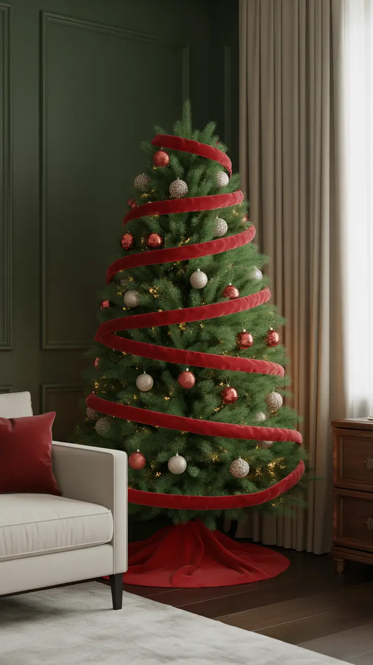 Red and Silver Christmas Tree 2025 — Elegant, Classic, and Festive Decor Ideas for a Modern Home
