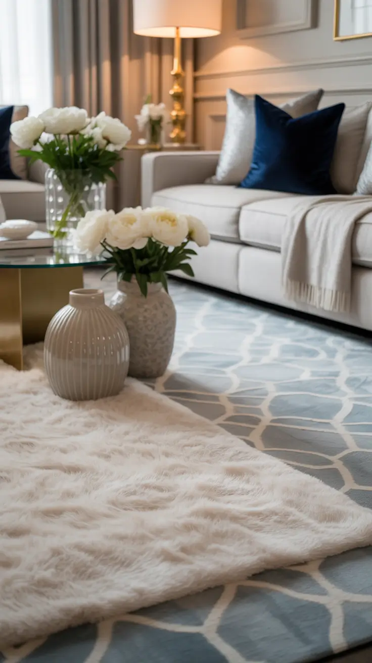 Living Room Carpet Ideas 2026: Modern Area Rugs, Cozy Neutrals & Stylish Designs