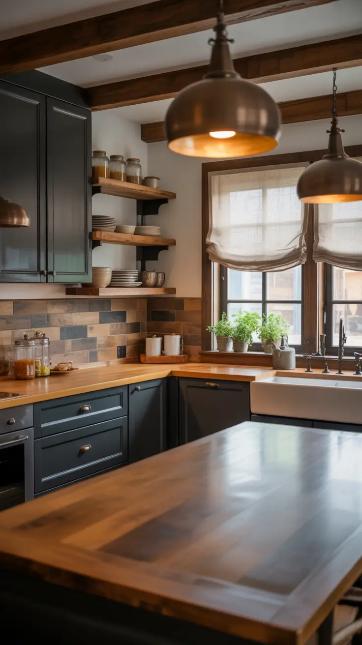 Rustic Kitchen Ideas 2026: Modern Farmhouse & French Country Inspiration