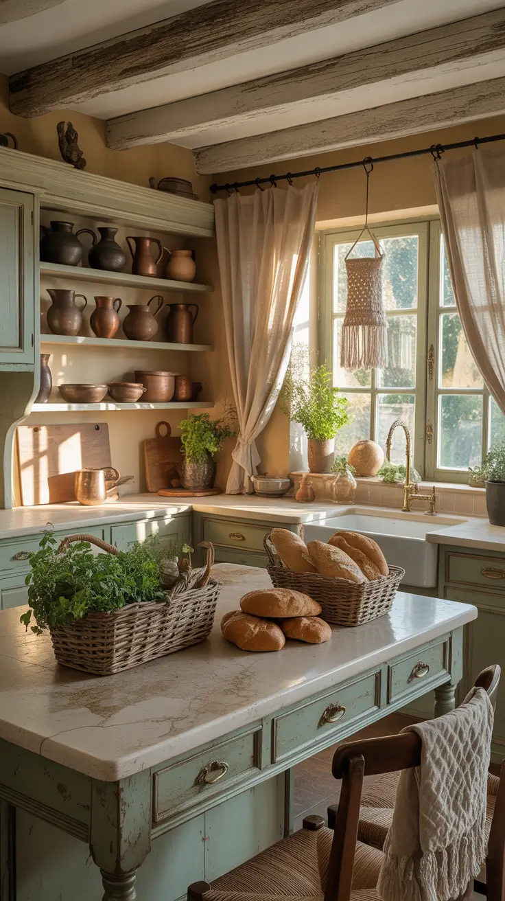 Rustic Kitchen Ideas 2026: Modern Farmhouse & French Country Inspiration