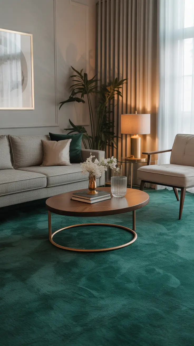 Living Room Carpet Ideas 2026: Modern Area Rugs, Cozy Neutrals & Stylish Designs