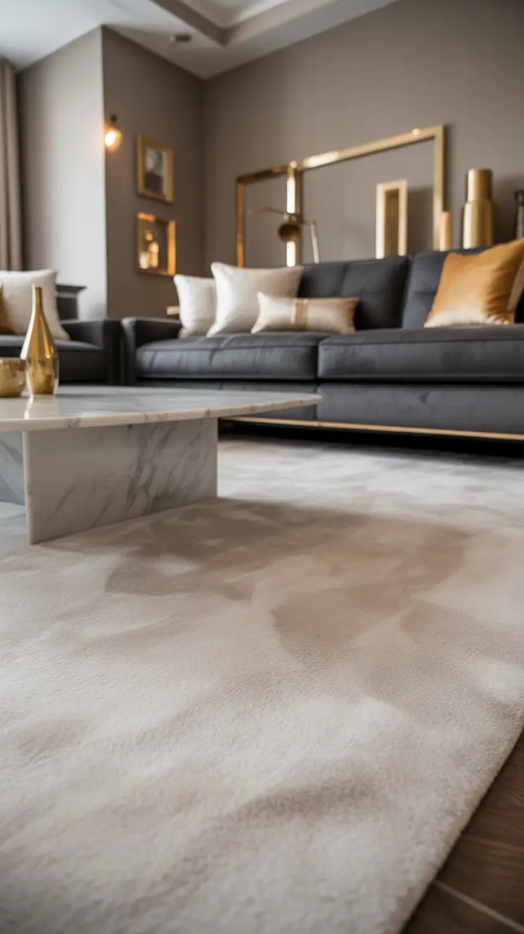 Living Room Carpet Ideas 2026: Modern Area Rugs, Cozy Neutrals & Stylish Designs