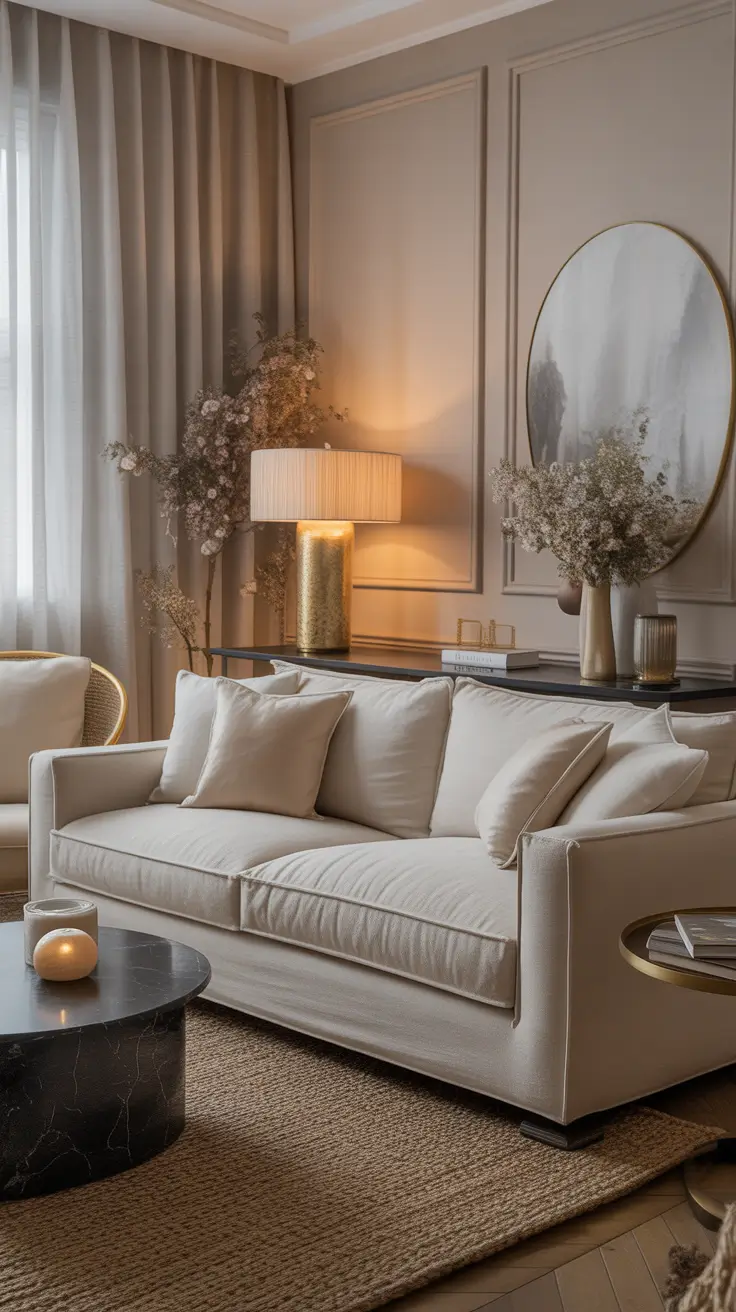 Classy Living Room Ideas 2026: Elegant Modern Interiors for Cozy and Luxe Spaces