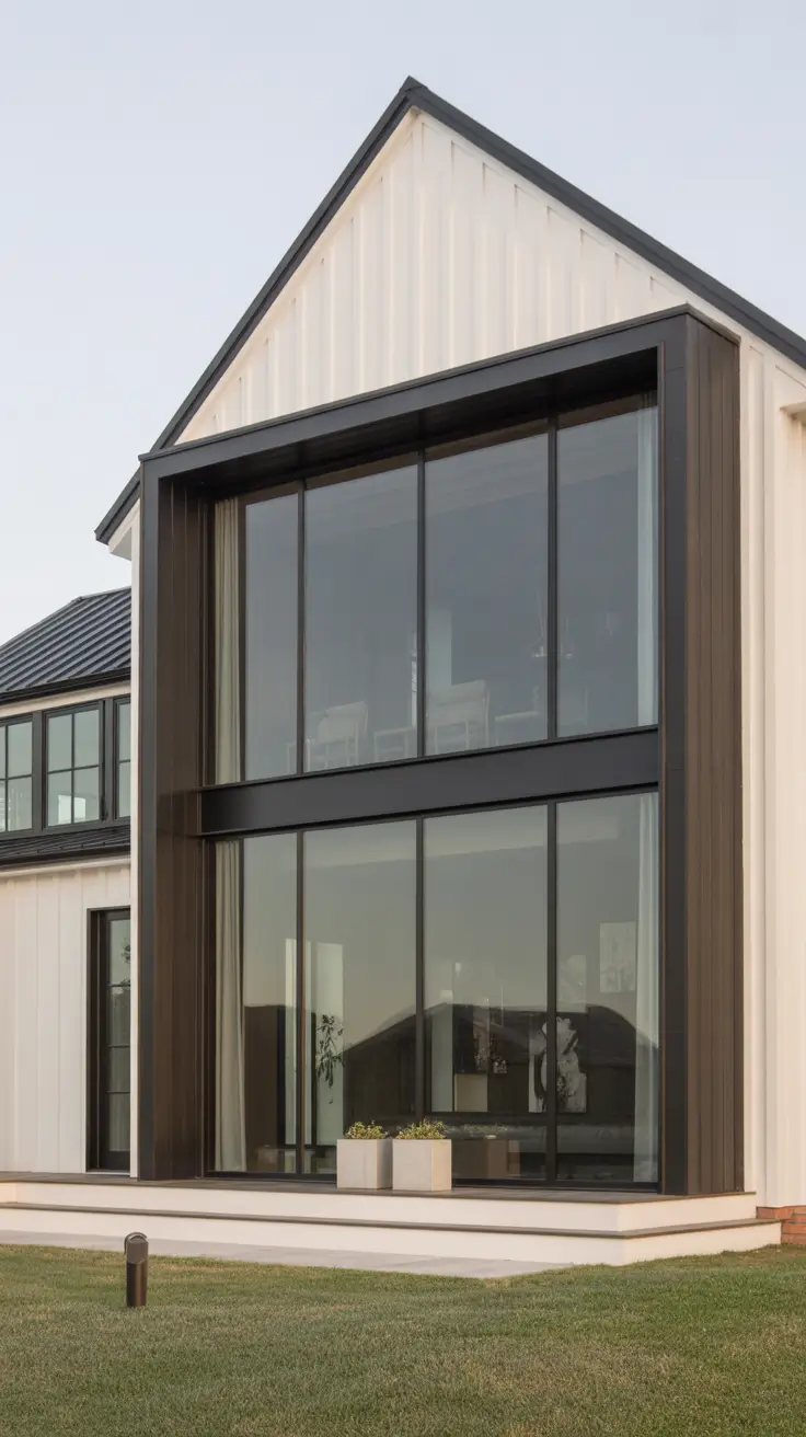 Vintage-Inspired Farmhouse with Cream and Olive Green Details