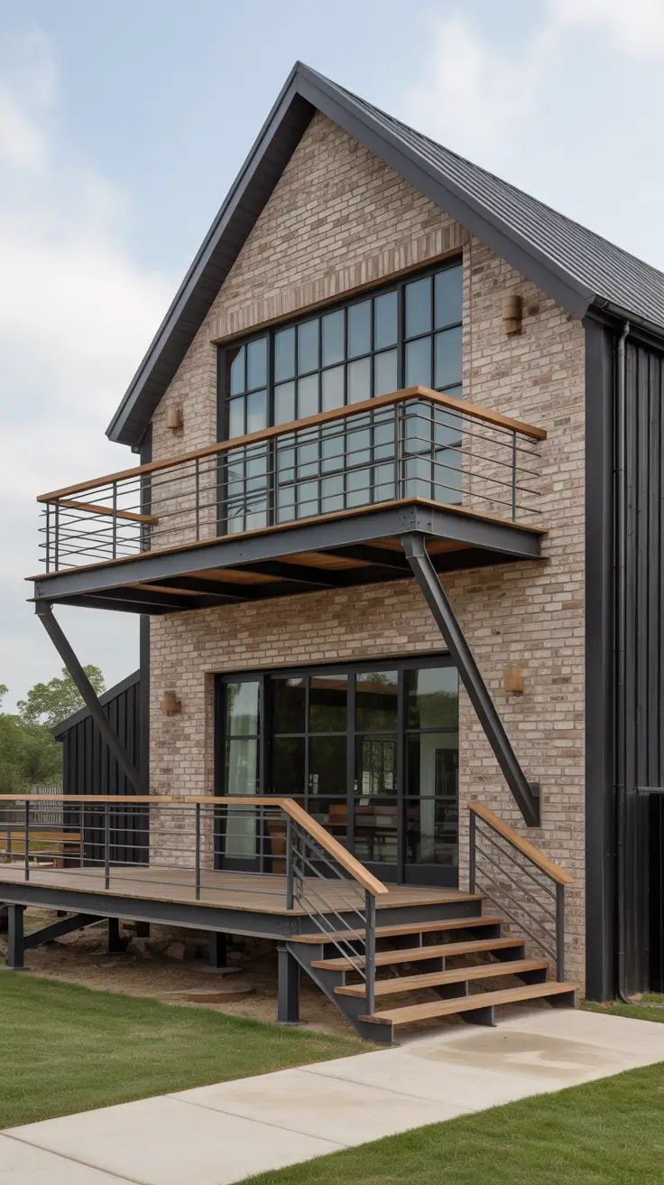 Vintage-Inspired Farmhouse with Cream and Olive Green Details