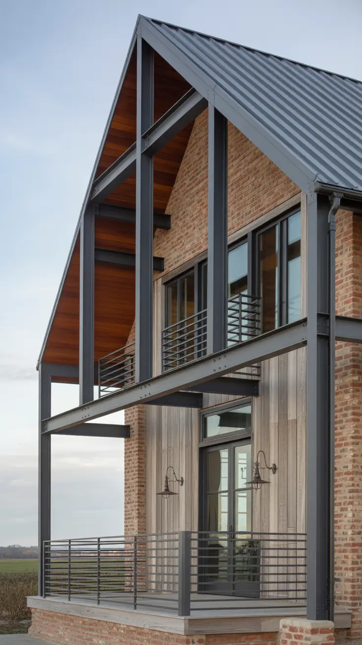 Vintage-Inspired Farmhouse with Cream and Olive Green Details