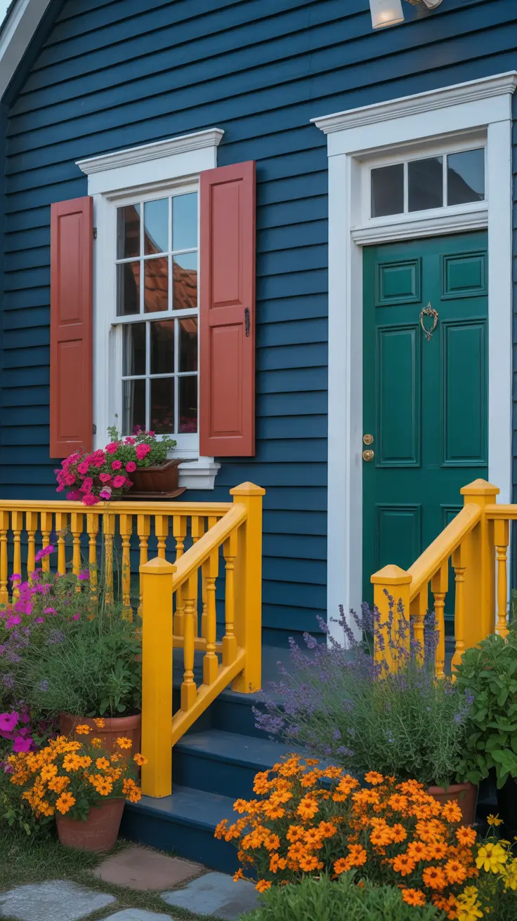Vintage-Inspired Farmhouse with Cream and Olive Green Details