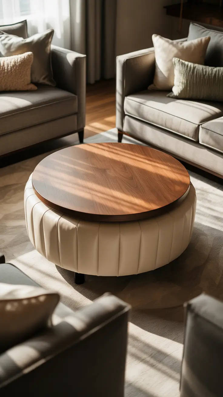 Round Table Living Room Ideas 2026: Modern & Elegant Designs