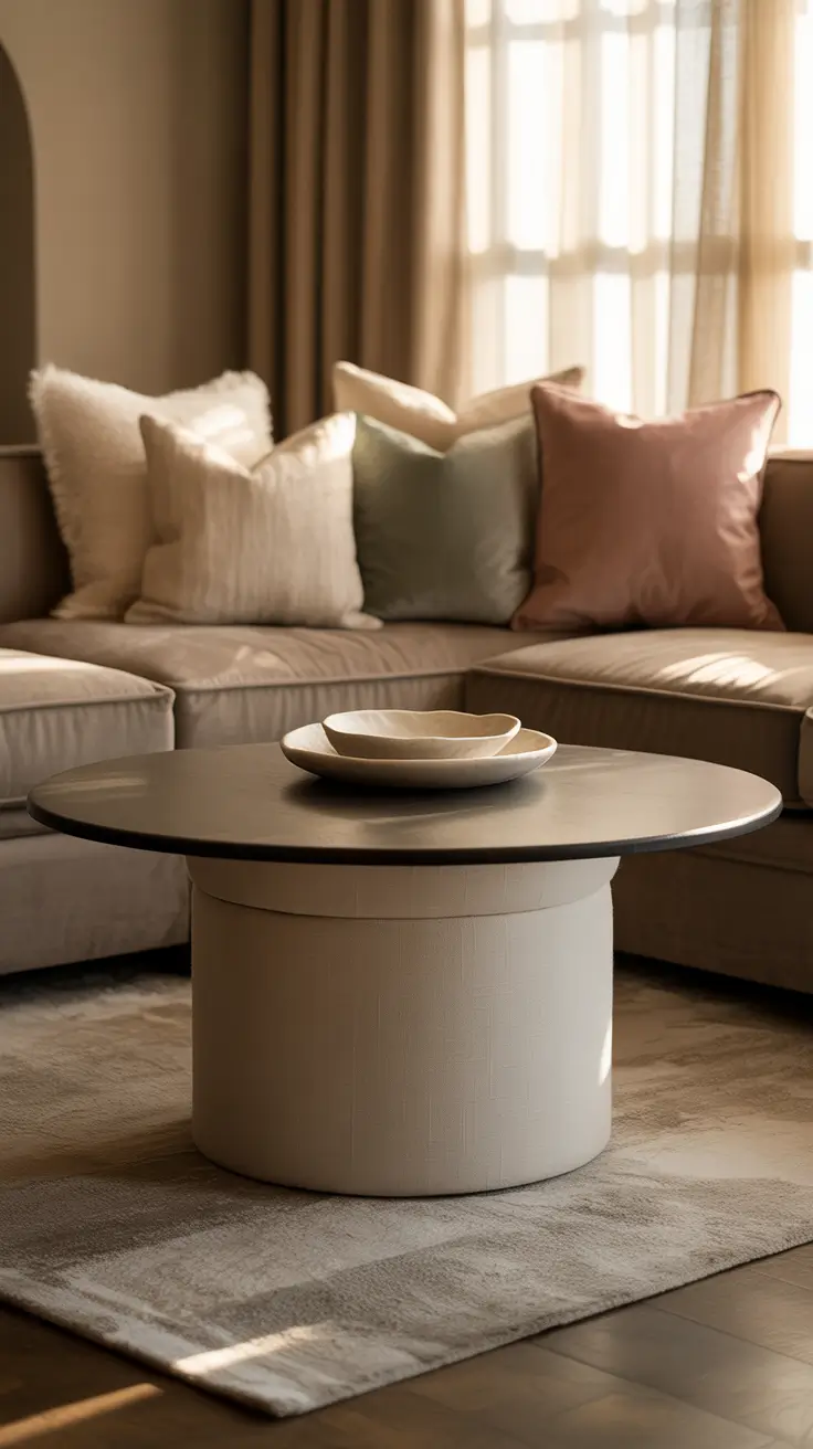 Round Table Living Room Ideas 2026: Modern & Elegant Designs