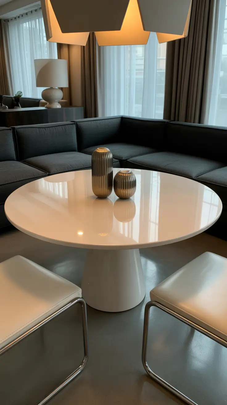 Round Table Living Room Ideas 2026: Modern & Elegant Designs