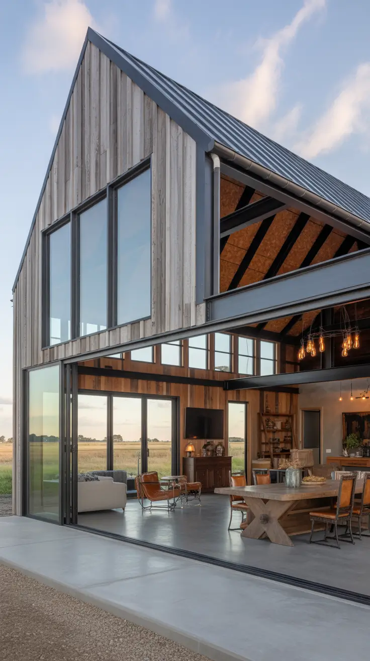 Vintage-Inspired Farmhouse with Cream and Olive Green Details