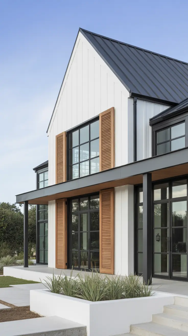 Vintage-Inspired Farmhouse with Cream and Olive Green Details