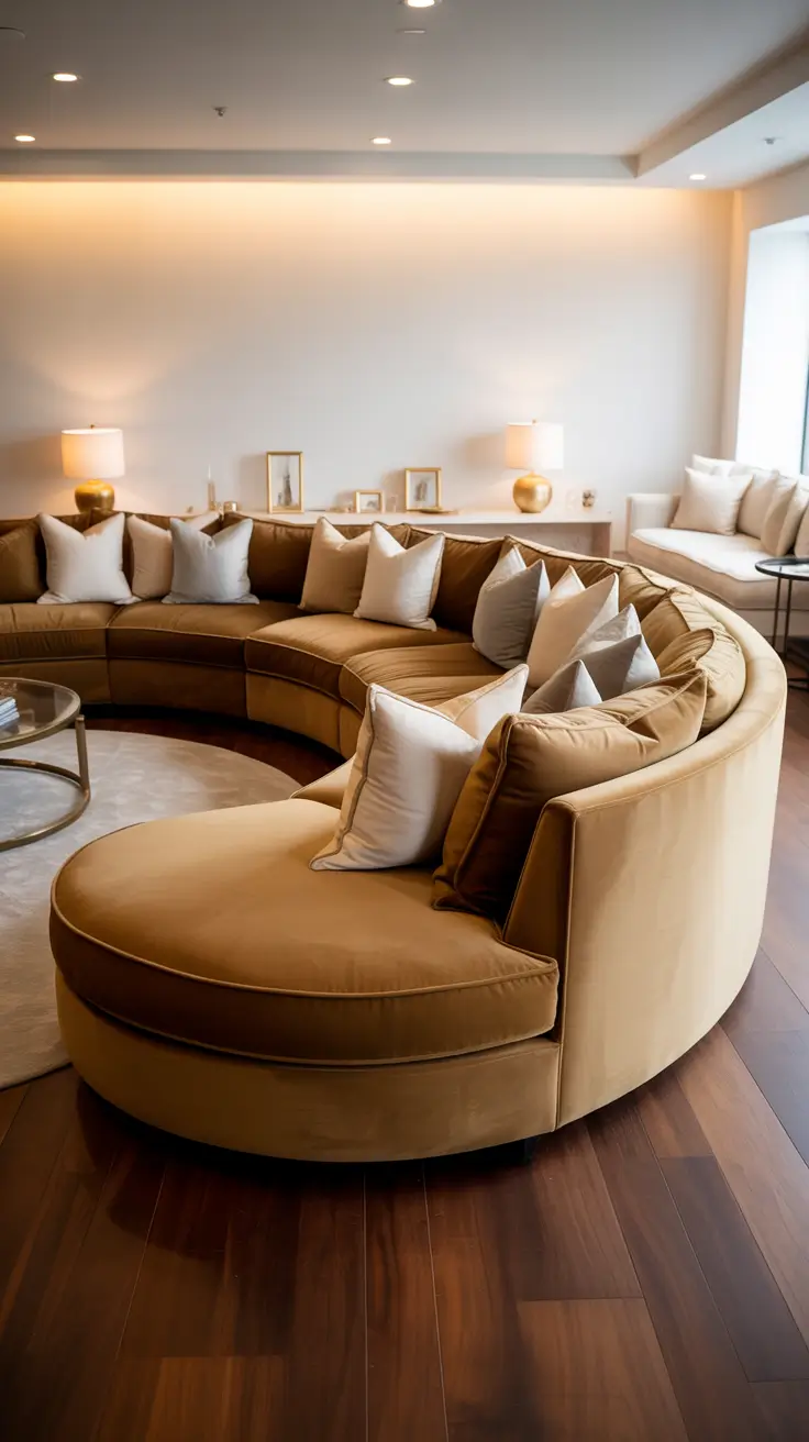 Curved Sofa Ideas for Living Room 2026: Top Designs and Inspiration