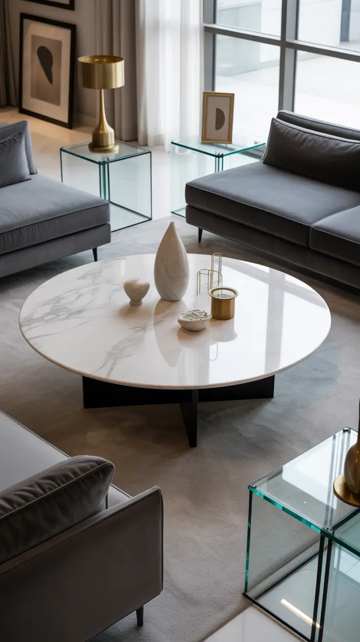 Round Table Living Room Ideas 2026: Modern & Elegant Designs