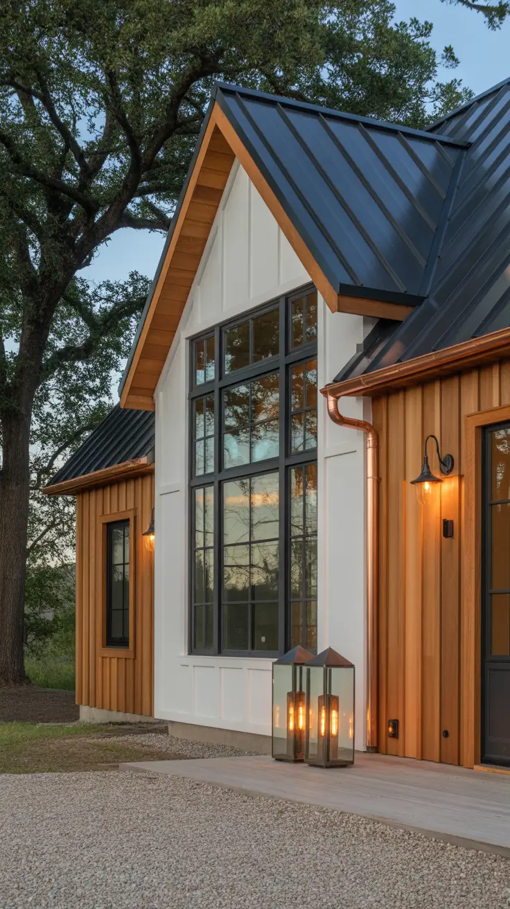 Vintage-Inspired Farmhouse with Cream and Olive Green Details