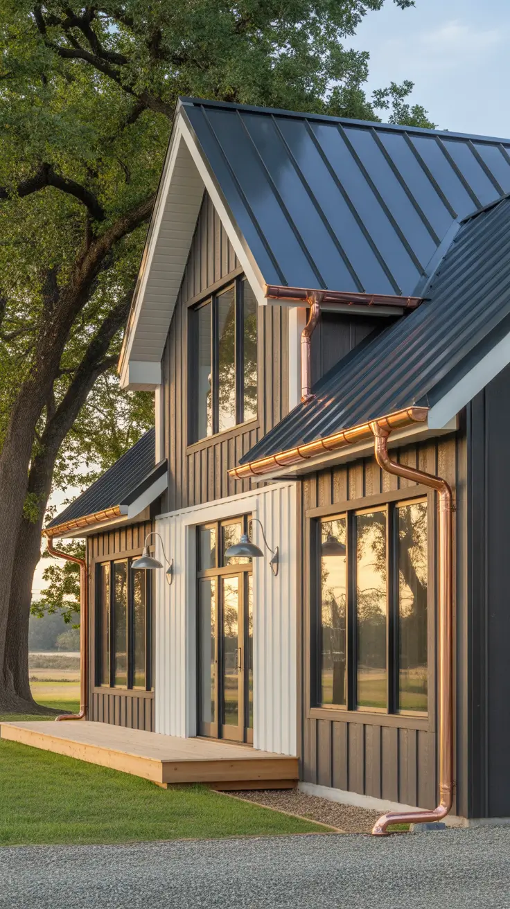 Vintage-Inspired Farmhouse with Cream and Olive Green Details