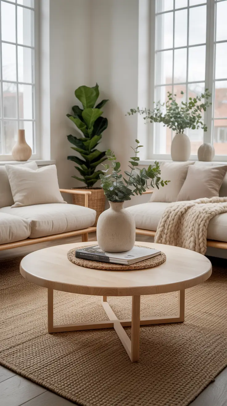 Round Table Living Room Ideas 2026: Modern & Elegant Designs