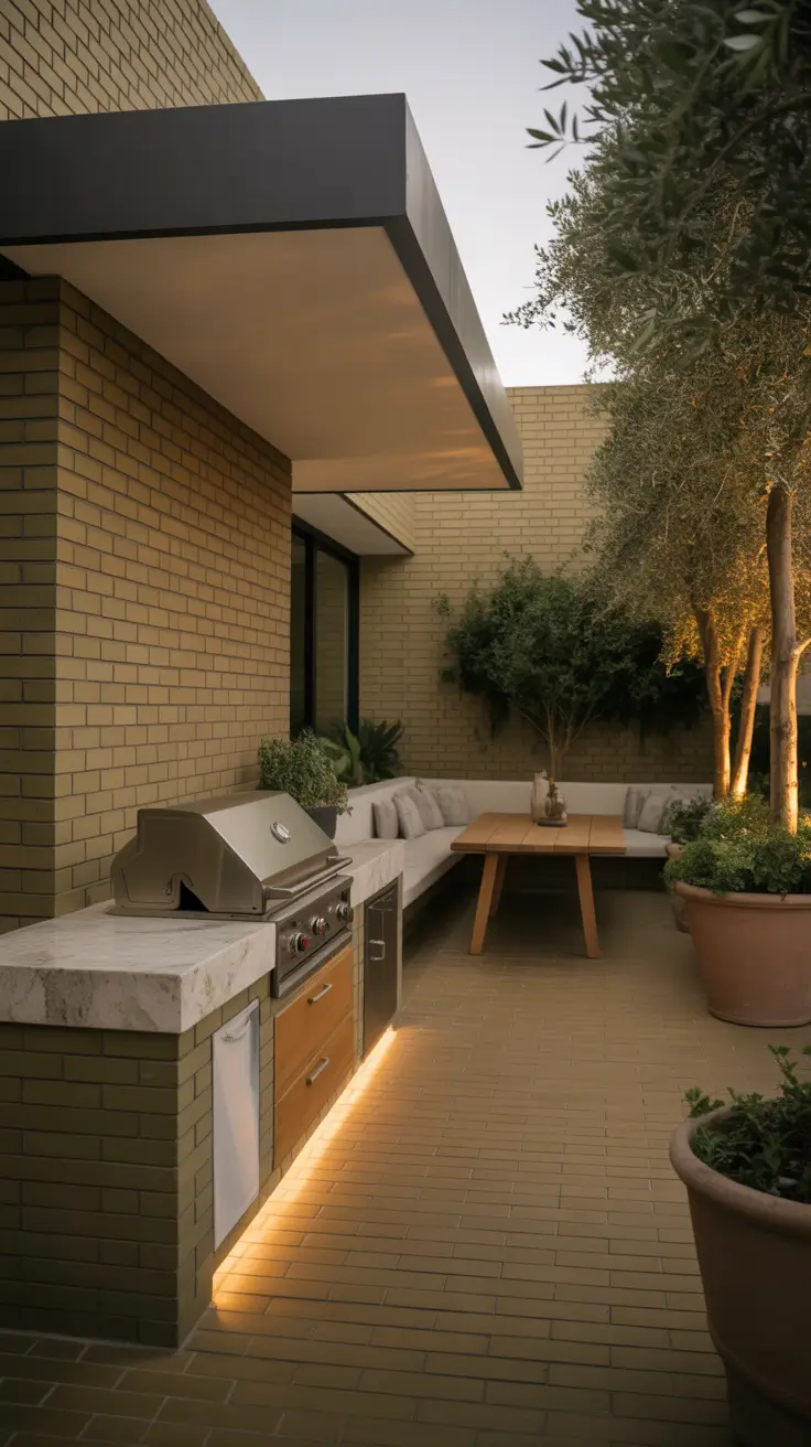 Outdoor BBQ Area With Roof 2026: Modern Covered Grill Ideas for Terrace, Deck & Garden