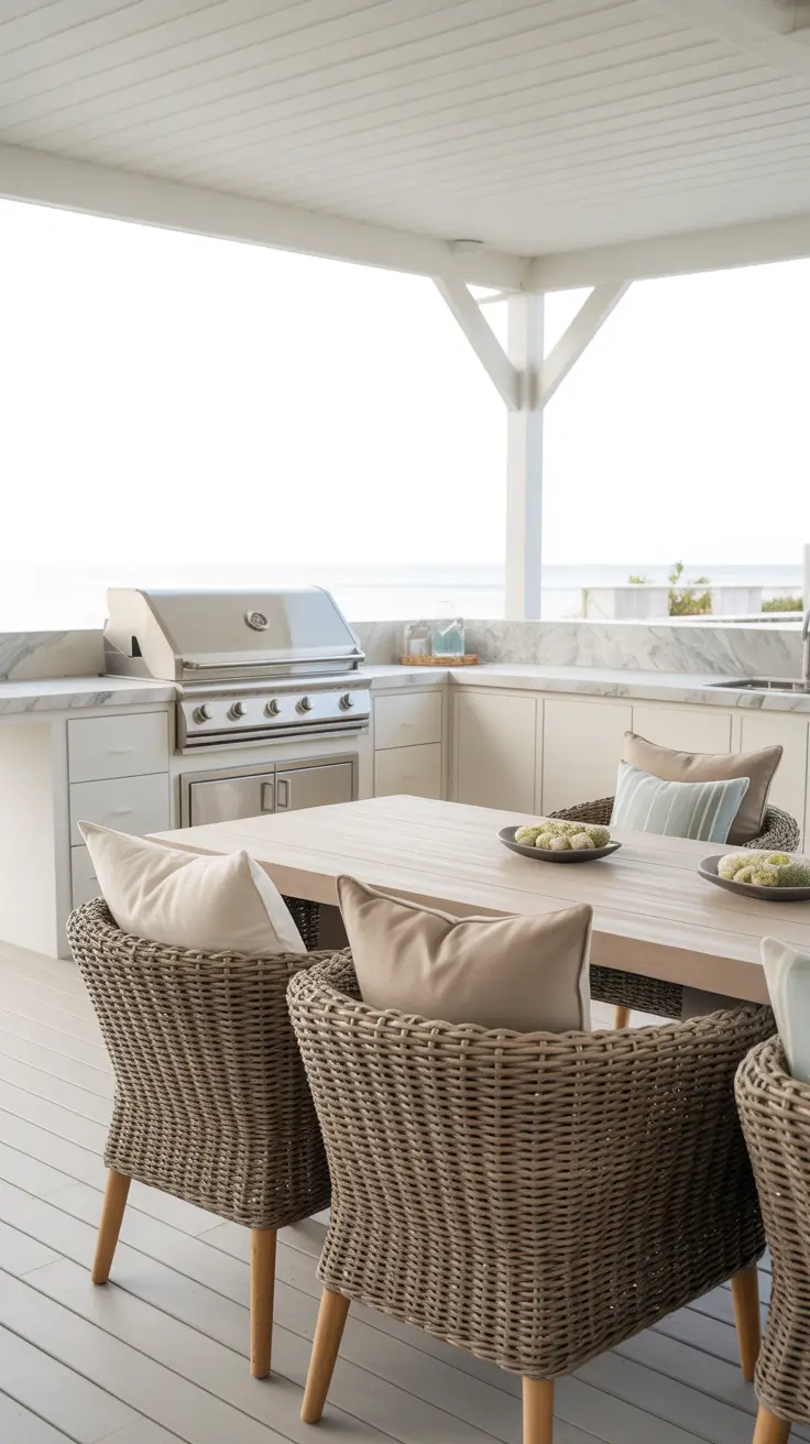 Outdoor BBQ Area With Roof 2026: Modern Covered Grill Ideas for Terrace, Deck & Garden